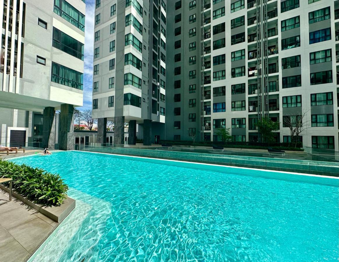 Best Location Condo With Swimming Pool, Gym, Sauna, Washing Mashine, Fast Internet In Central Of Pattaya Dış mekan fotoğraf