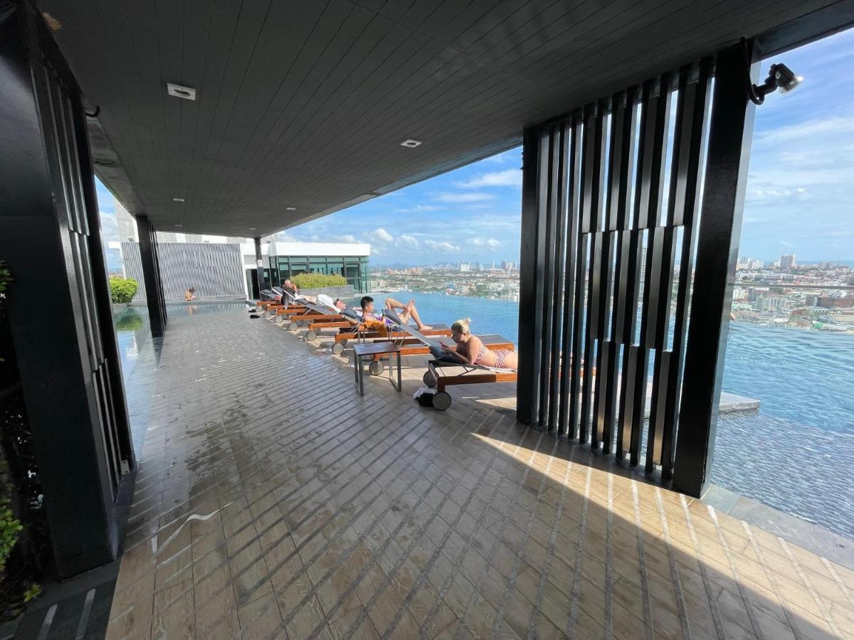 Best Location Condo With Swimming Pool, Gym, Sauna, Washing Mashine, Fast Internet In Central Of Pattaya Dış mekan fotoğraf