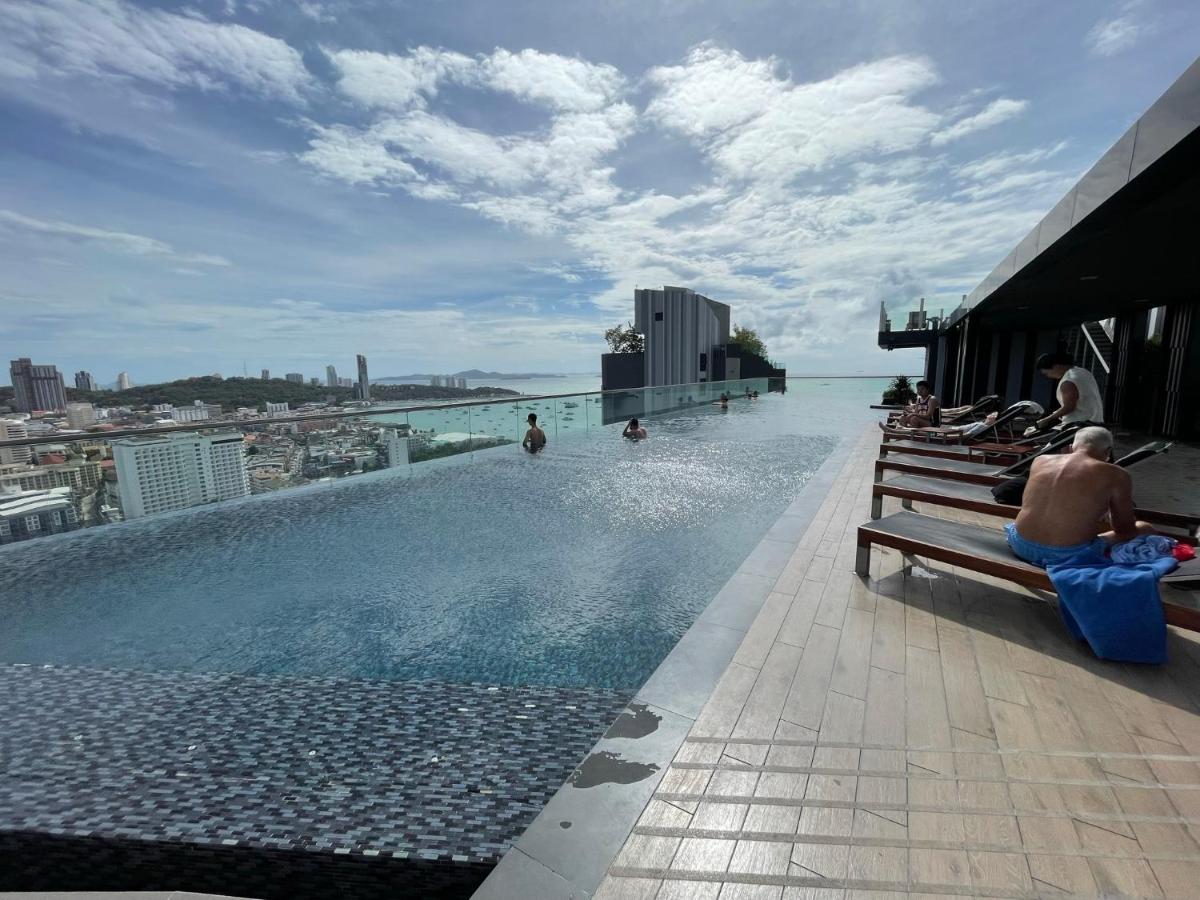 Best Location Condo With Swimming Pool, Gym, Sauna, Washing Mashine, Fast Internet In Central Of Pattaya Dış mekan fotoğraf